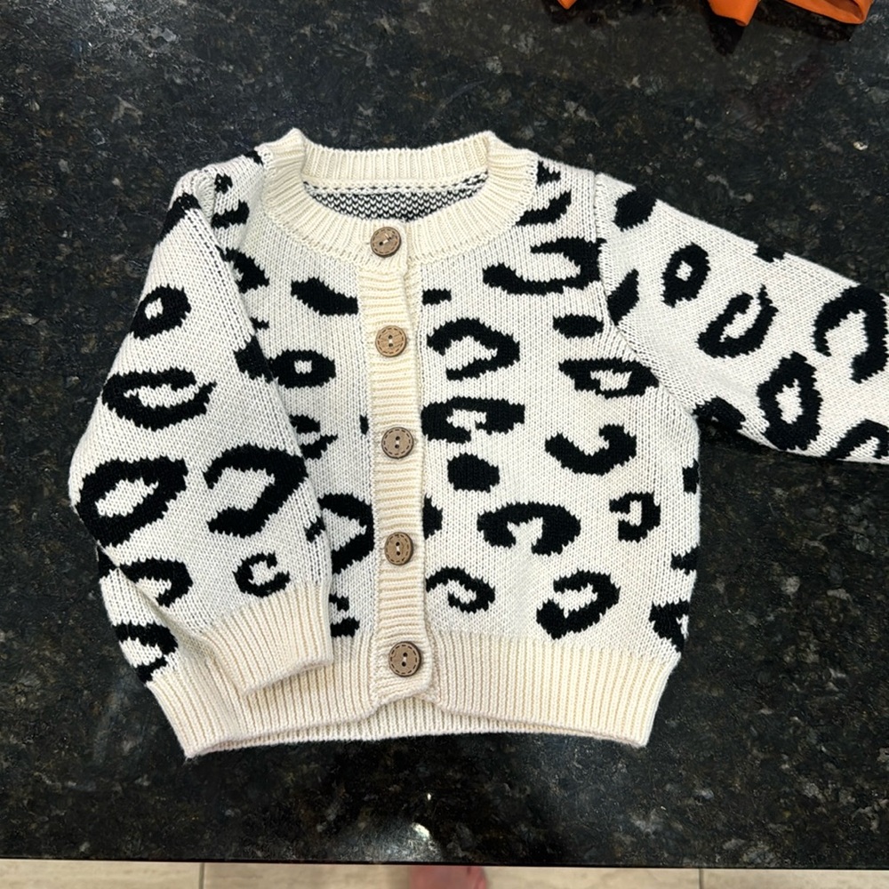 Baby cheetah sweater